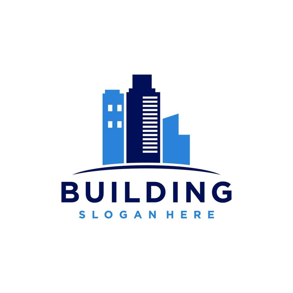 Building Logo Element Vector . Contruction Element Verctor Logo . Real Estate Logo