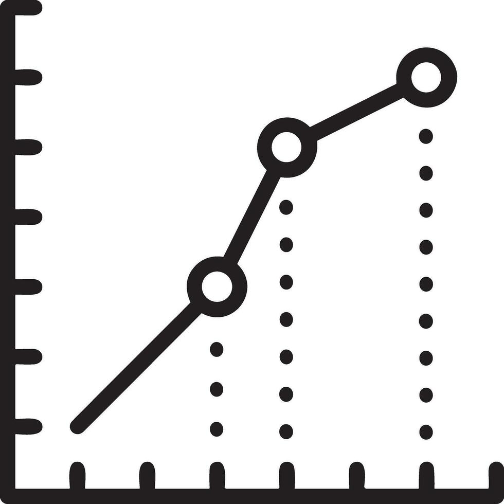 Growth business icon symbol vector image. Illustration of the progress outline infographic strategy  development design image