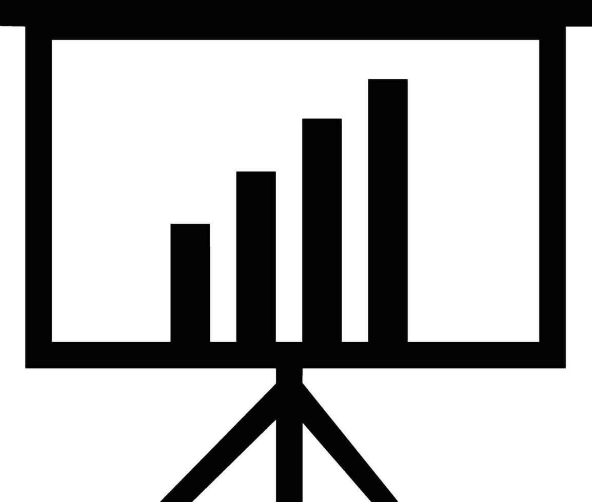 Growth business icon symbol vector image. Illustration of the progress outline infographic strategy  development design image