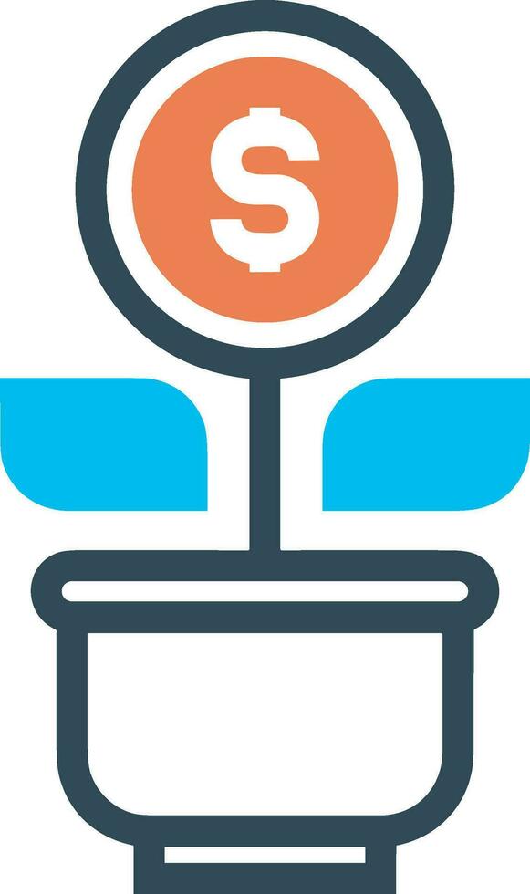 Growth business icon symbol vector image. Illustration of the progress outline infographic strategy  development design image
