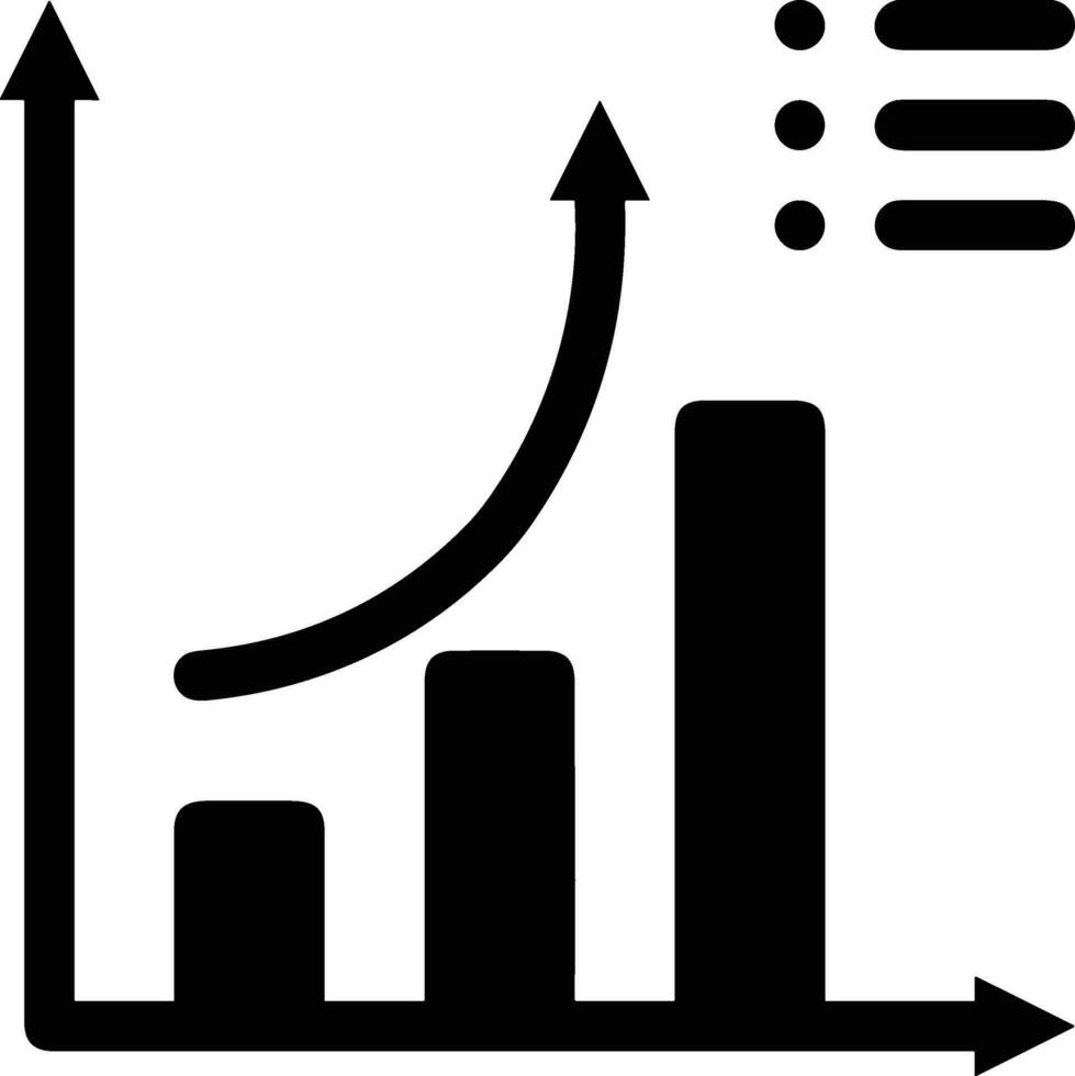 Growth business icon symbol vector image. Illustration of the progress outline infographic strategy  development design image