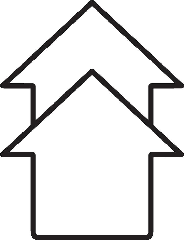 Growth business icon symbol vector image. Illustration of the progress outline infographic strategy  development design image