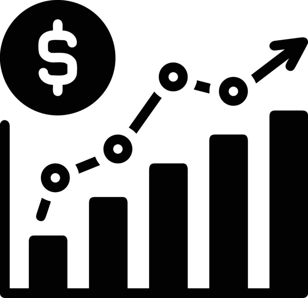 Growth business icon symbol vector image. Illustration of the progress outline infographic strategy  development design image