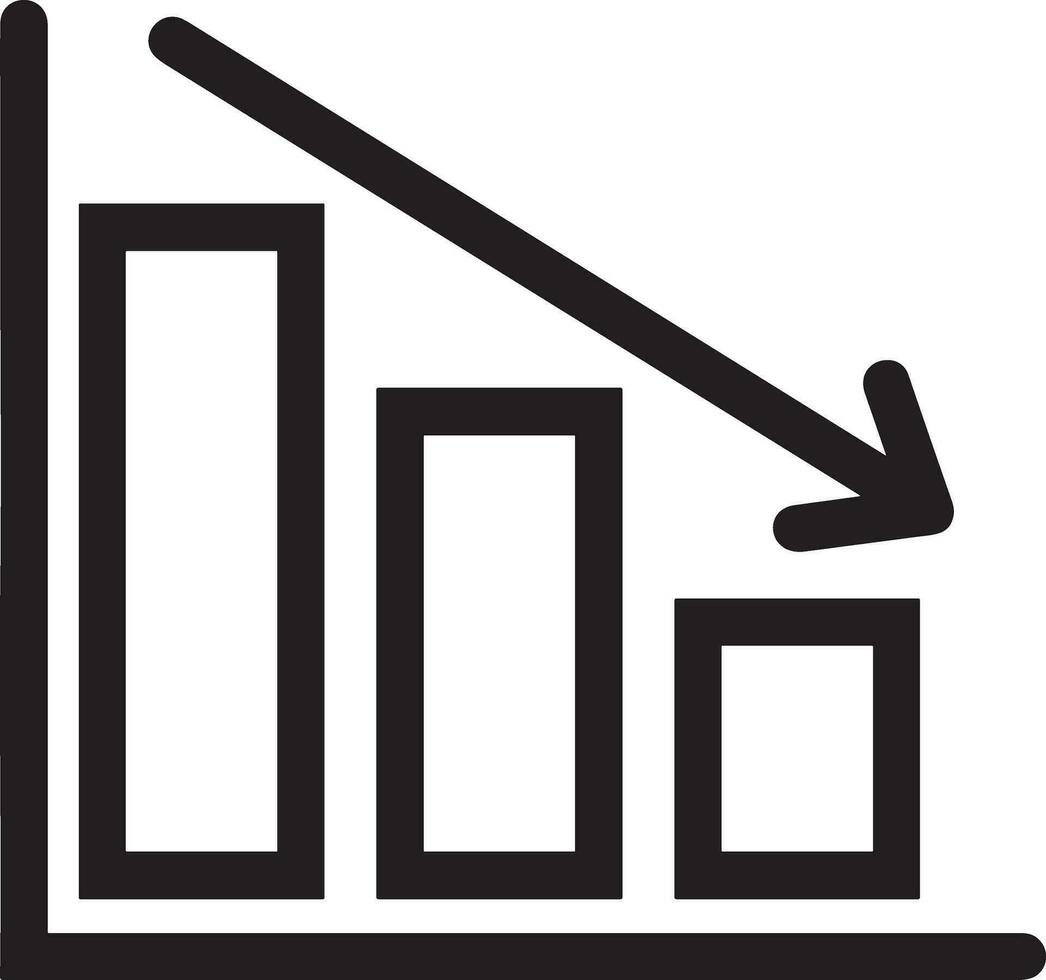 Growth business icon symbol vector image. Illustration of the progress outline infographic strategy  development design image