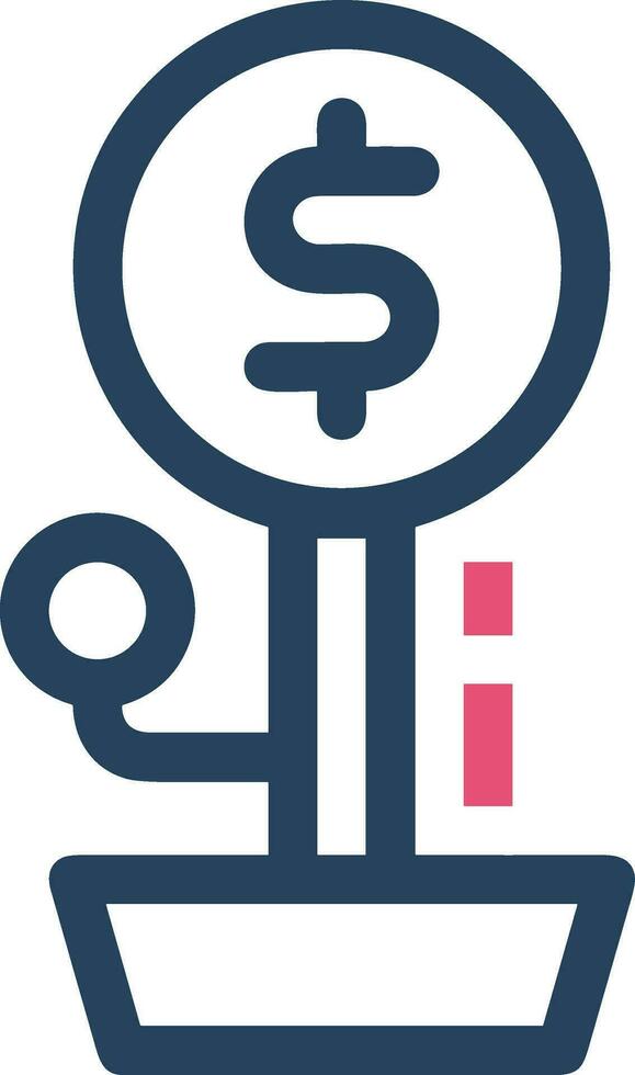 Growth business icon symbol vector image. Illustration of the progress outline infographic strategy  development design image