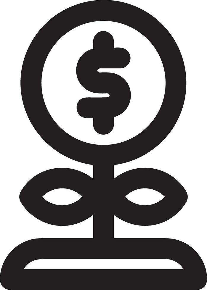 Growth business icon symbol vector image. Illustration of the progress outline infographic strategy  development design image