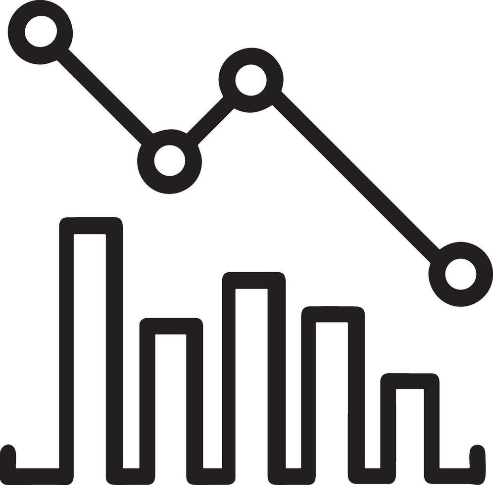 Growth business icon symbol vector image. Illustration of the progress outline infographic strategy  development design image