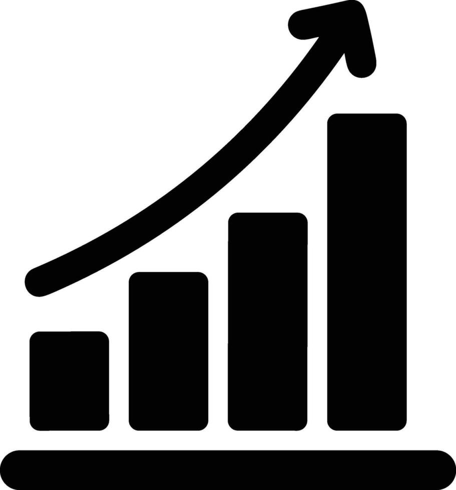 Growth business icon symbol vector image. Illustration of the progress outline infographic strategy  development design image