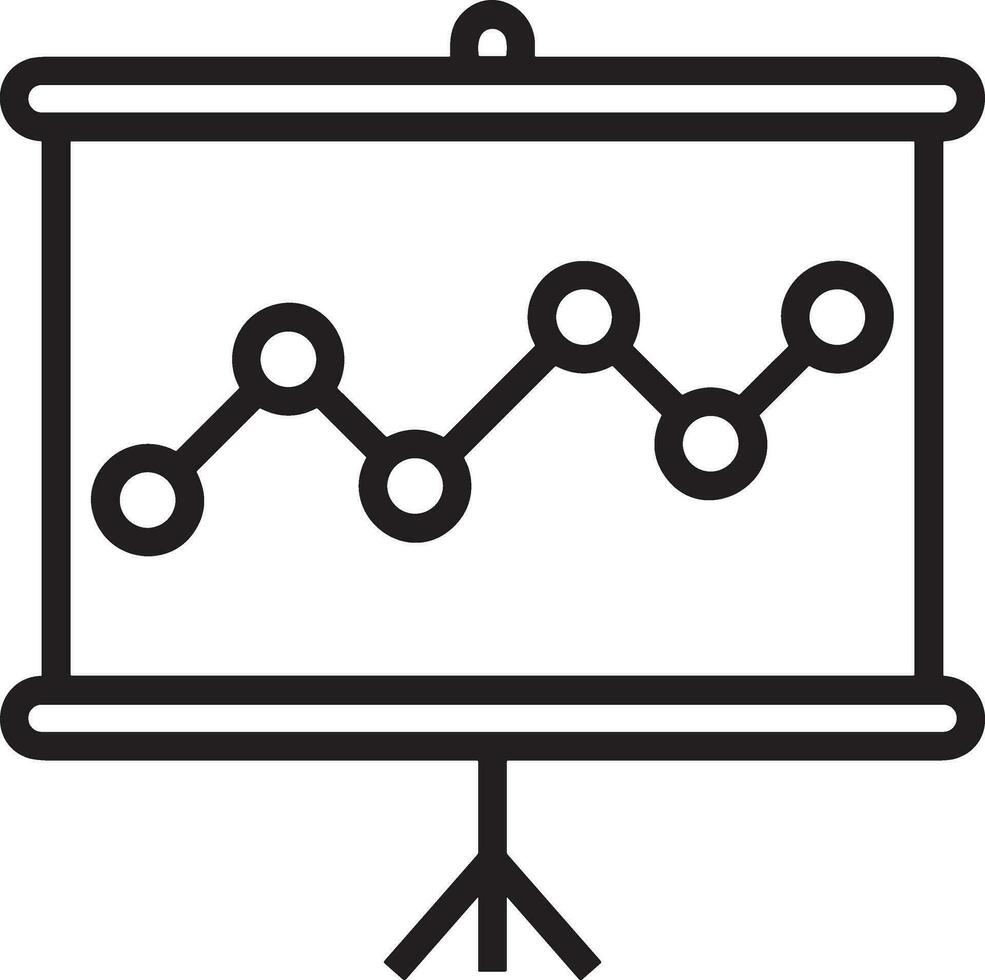 Growth business icon symbol vector image. Illustration of the progress outline infographic strategy  development design image