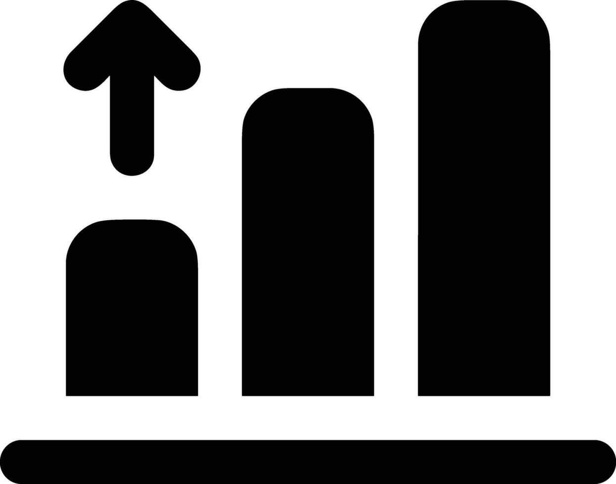 Growth business icon symbol vector image. Illustration of the progress outline infographic strategy  development design image
