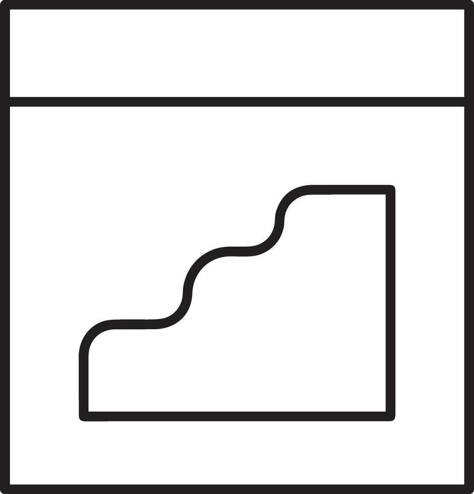 Growth business icon symbol vector image. Illustration of the progress outline infographic strategy  development design image