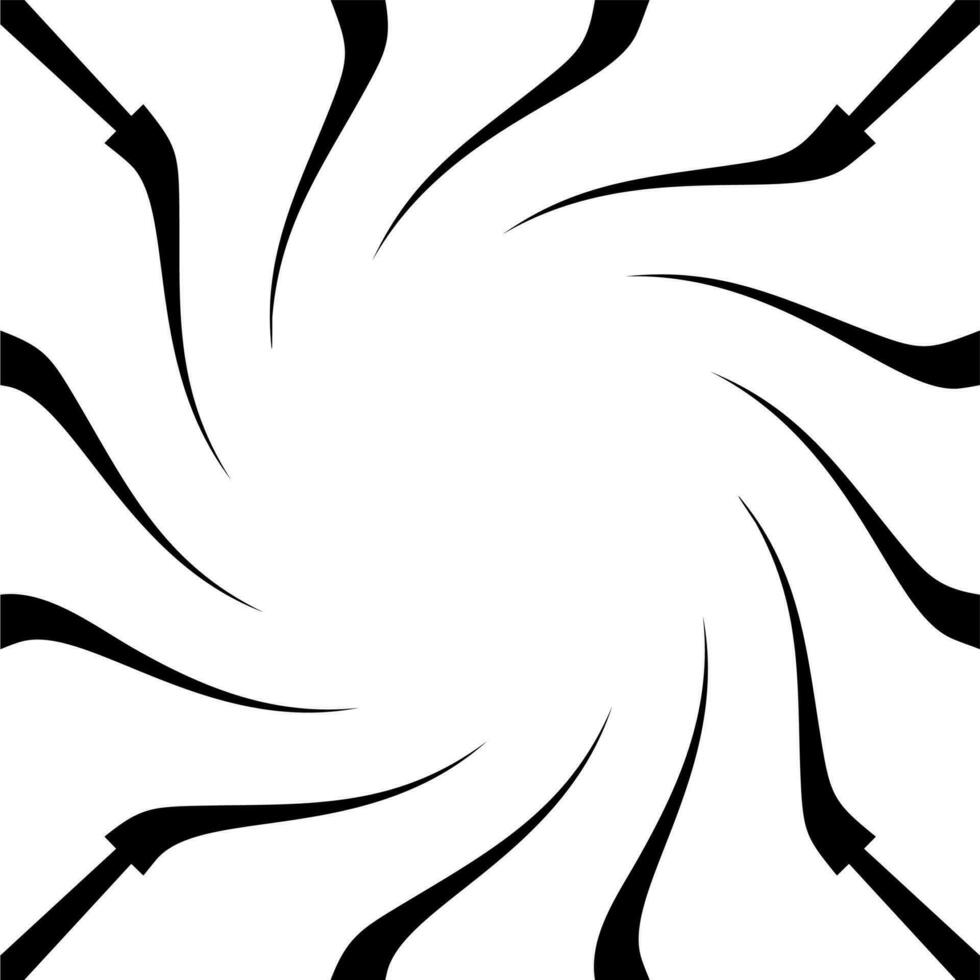 Comic Speed Zoom Line Background Vector . Explosion Background Template .
