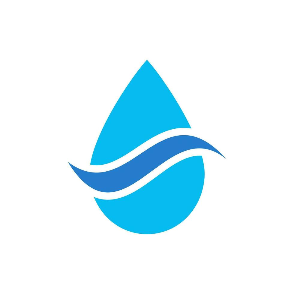 Water Logo Element Vector , Water Symbol , Clean Element Logo