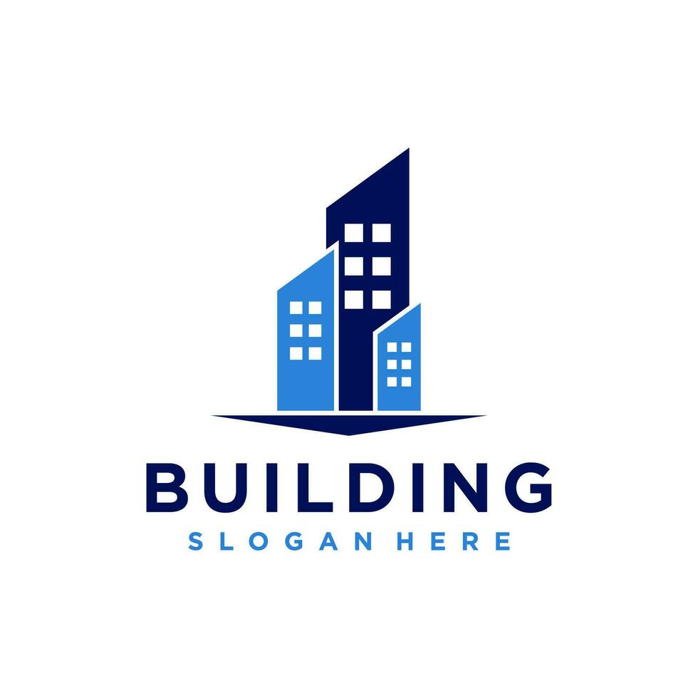 Building Logo Element Vector . Contruction Element Verctor Logo . Real Estate Logo