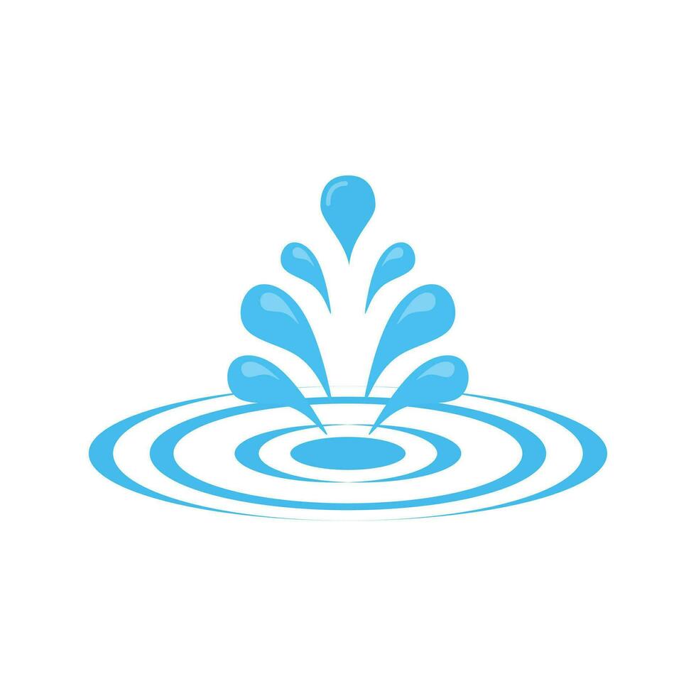 Water Logo Vector Free , Water Illustration , Water Symbol