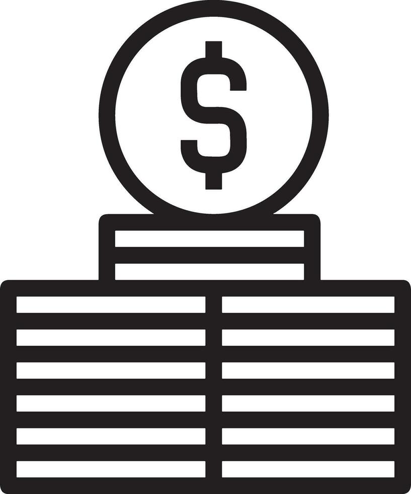 Growth business icon symbol vector image. Illustration of the progress outline infographic strategy  development design image