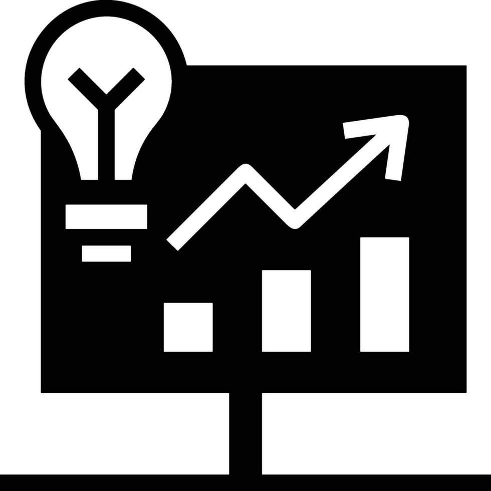 Growth business icon symbol vector image. Illustration of the progress outline infographic strategy  development design image