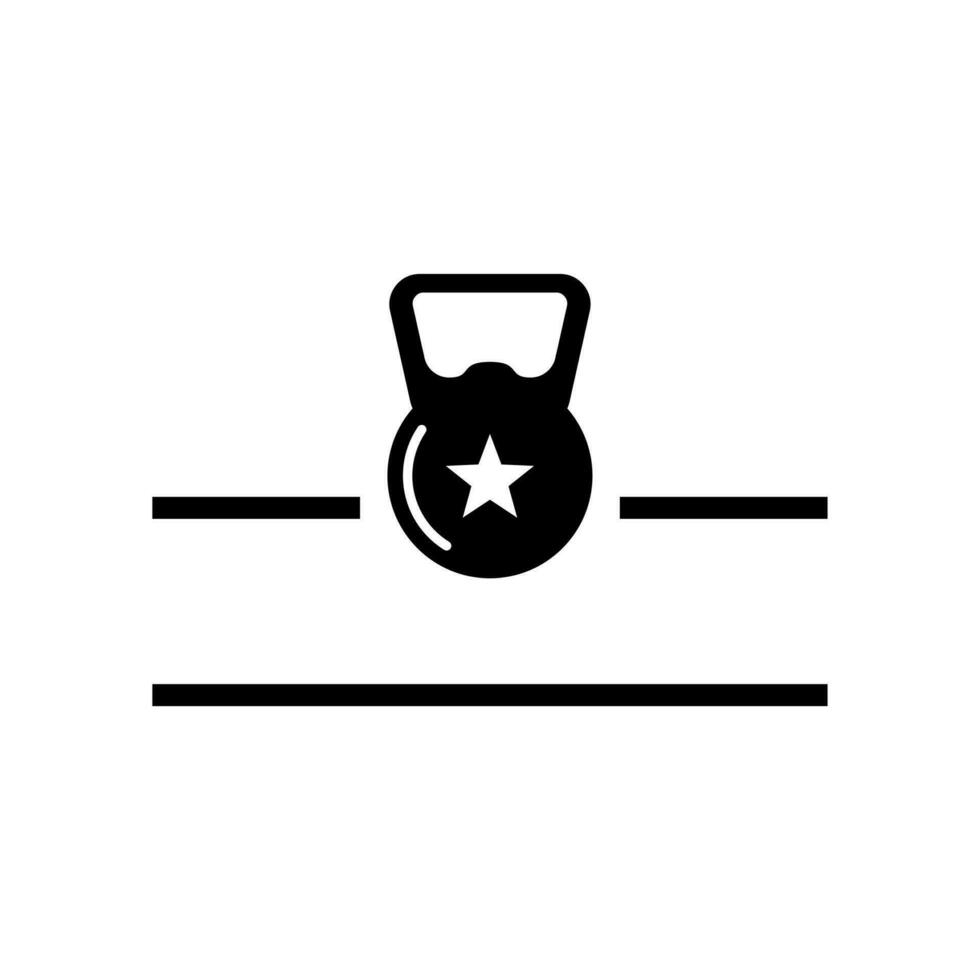 Gym Fitness Logo . Fitness Logo Element Vector . Strong and Bodybuilding Vector Element