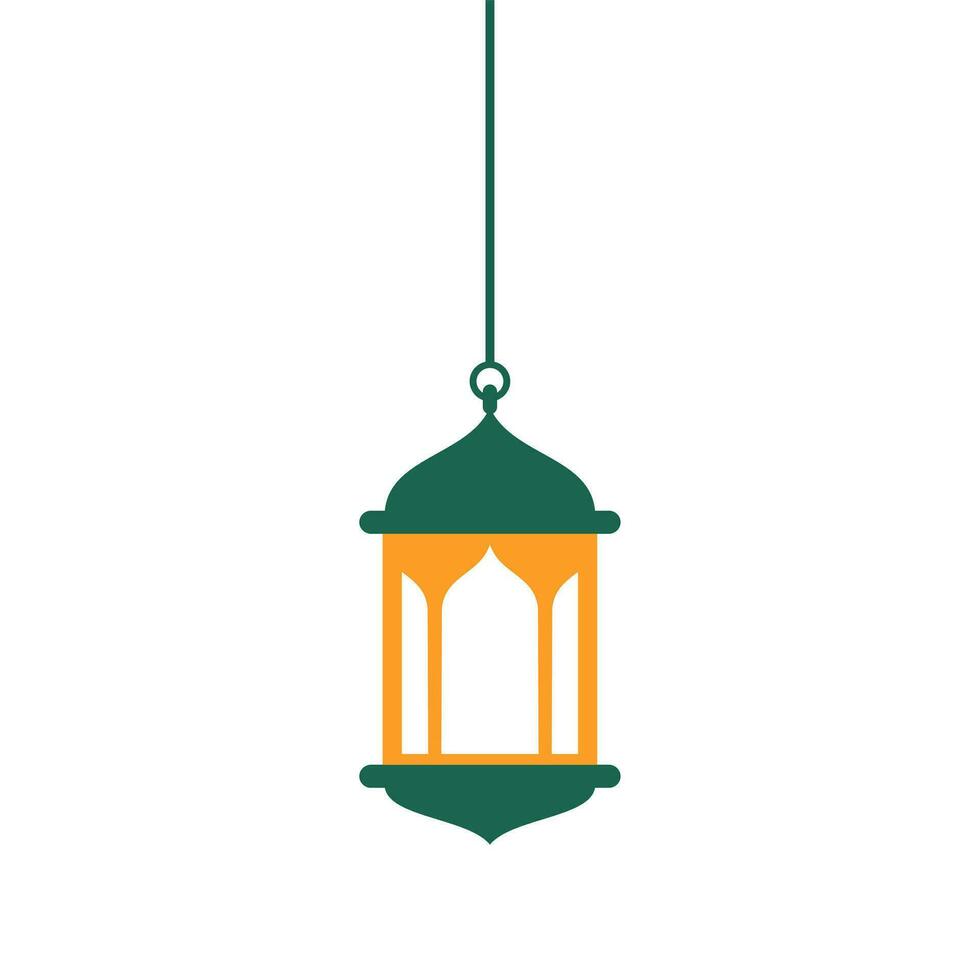 Lantern Element Vector Background . Muslim Element Template . Festival Element Template Vector .