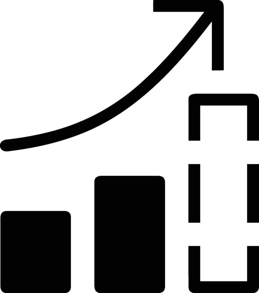 Growth business icon symbol vector image. Illustration of the progress outline infographic strategy  development design image