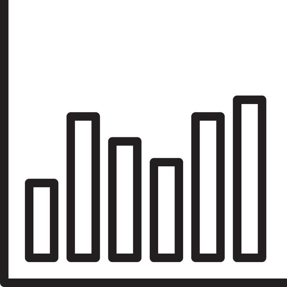 Growth business icon symbol vector image. Illustration of the progress outline infographic strategy  development design image