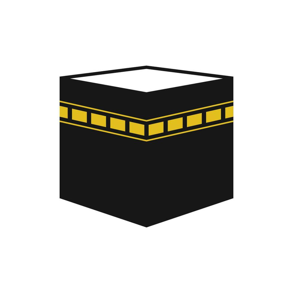 Makkah Illustration Element Vector . Mecca Illustration . kaaba Element Vector
