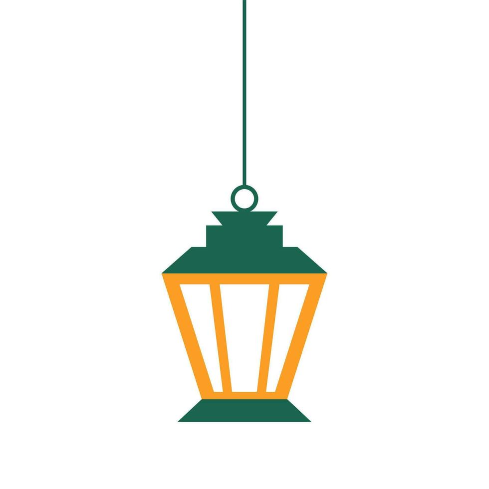 Lantern Element Vector Background . Muslim Element Template . Festival Element Template Vector .