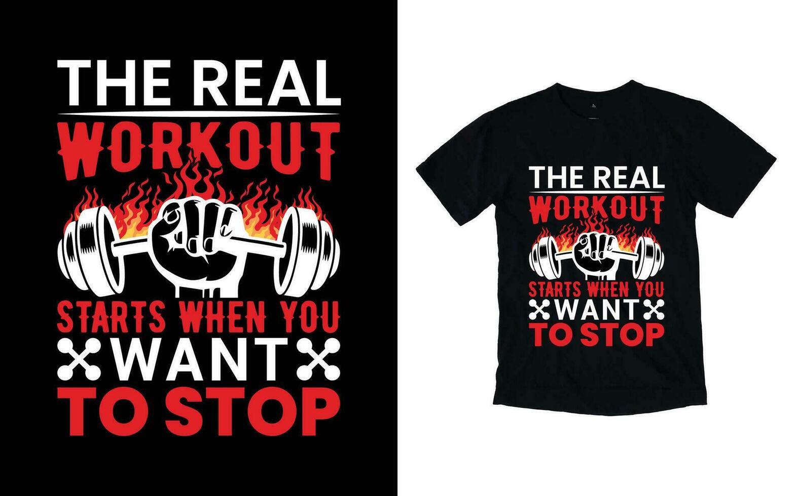 GYM typography t-shirt design, Fitness t-shirt design vector