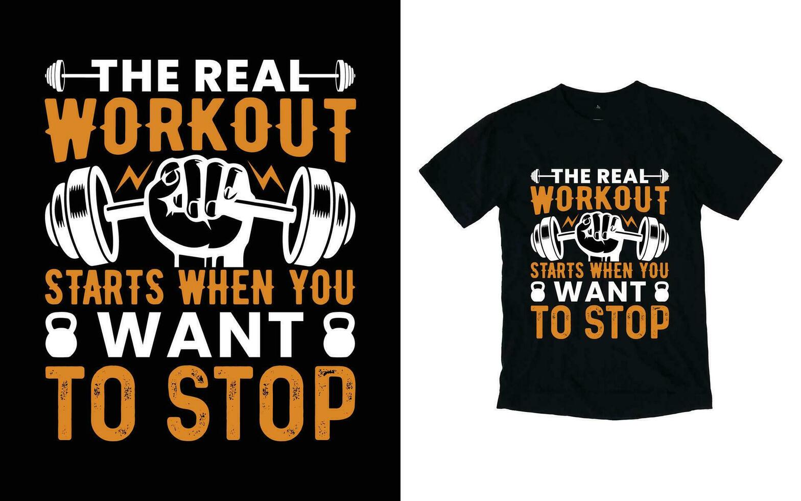 GYM typography t-shirt design, Fitness t-shirt design vector