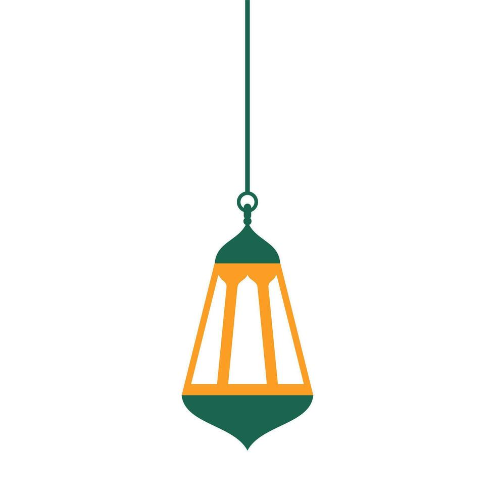 Lantern Element Vector Background . Muslim Element Template . Festival Element Template Vector .