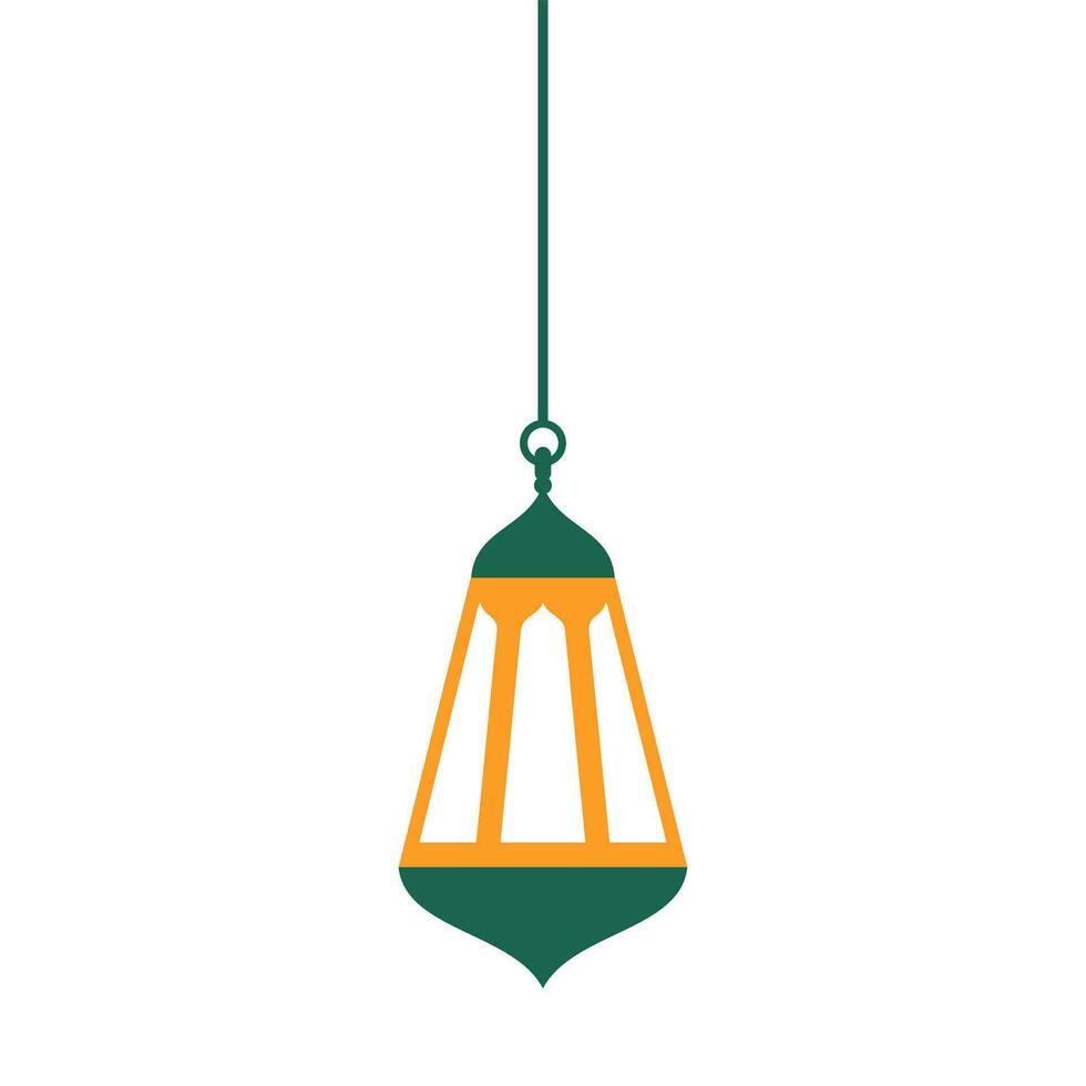 Lantern Element Vector Background . Muslim Element Template . Festival Element Template Vector .