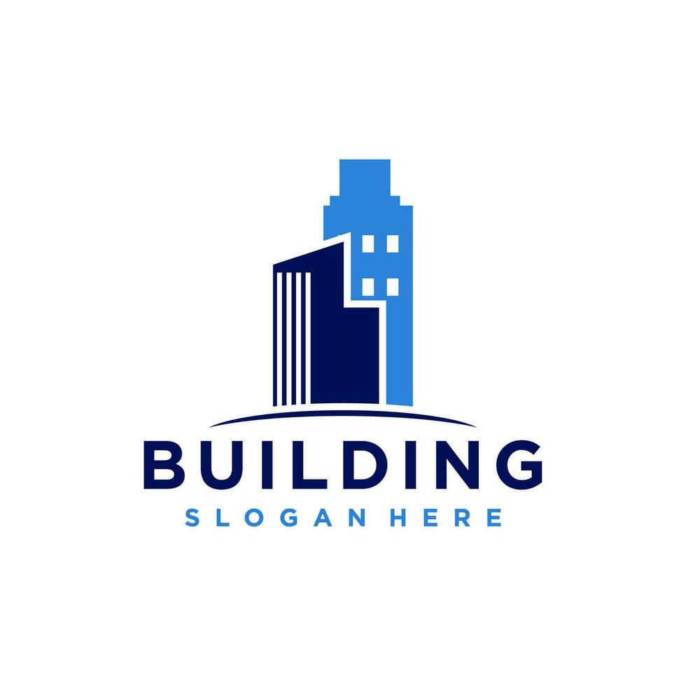 Building Logo Element Vector . Contruction Element Verctor Logo . Real Estate Logo