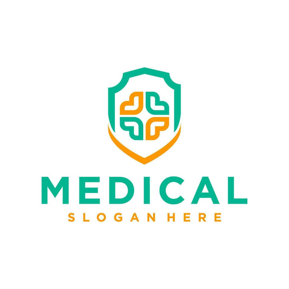 Medical Element Vector Logo . Medical Health . Care Health Logo .