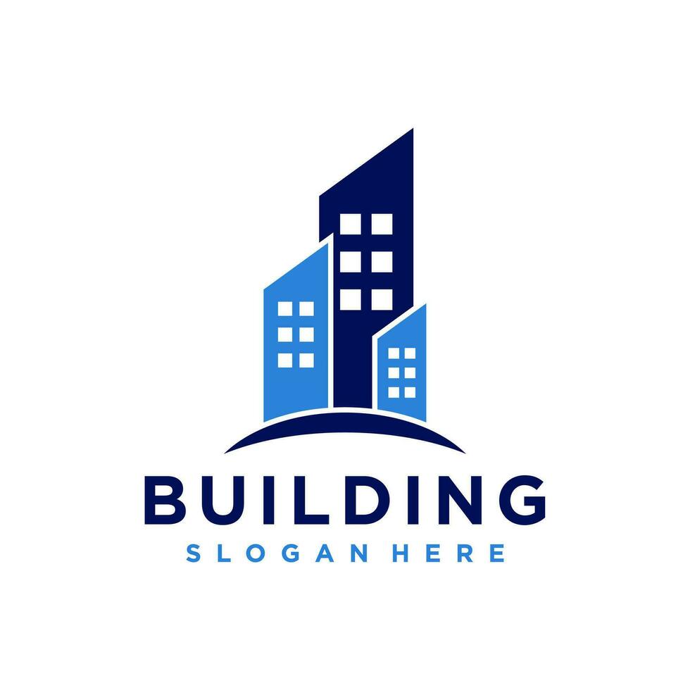 Building Logo Element Vector . Contruction Element Verctor Logo . Real Estate Logo
