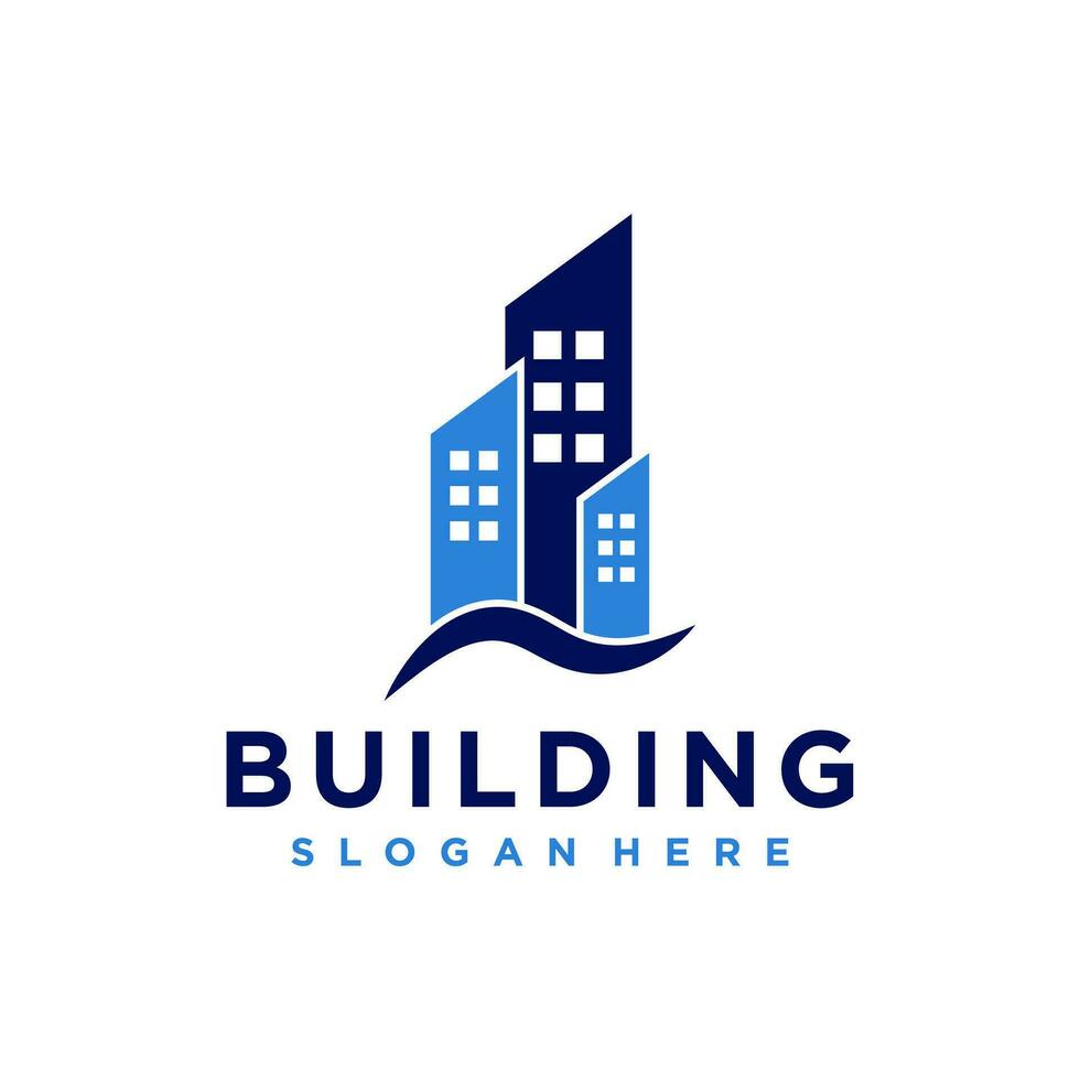 Building Logo Element Vector . Contruction Element Verctor Logo . Real Estate Logo