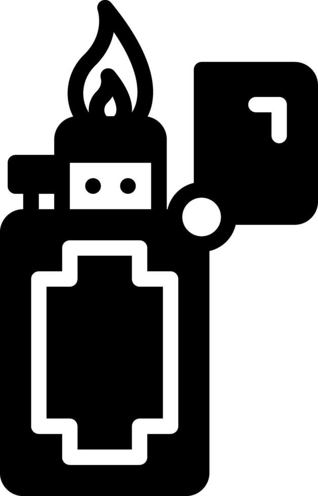 solid icon for lighter vector