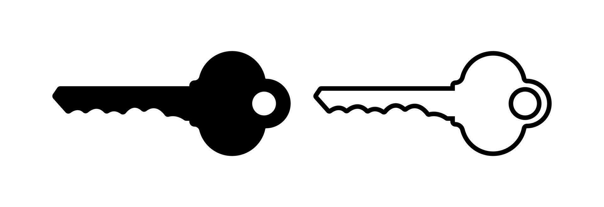 Key Icon Vector Free . Key Logo Vector . Key Illustration Vector . Security Key Icon