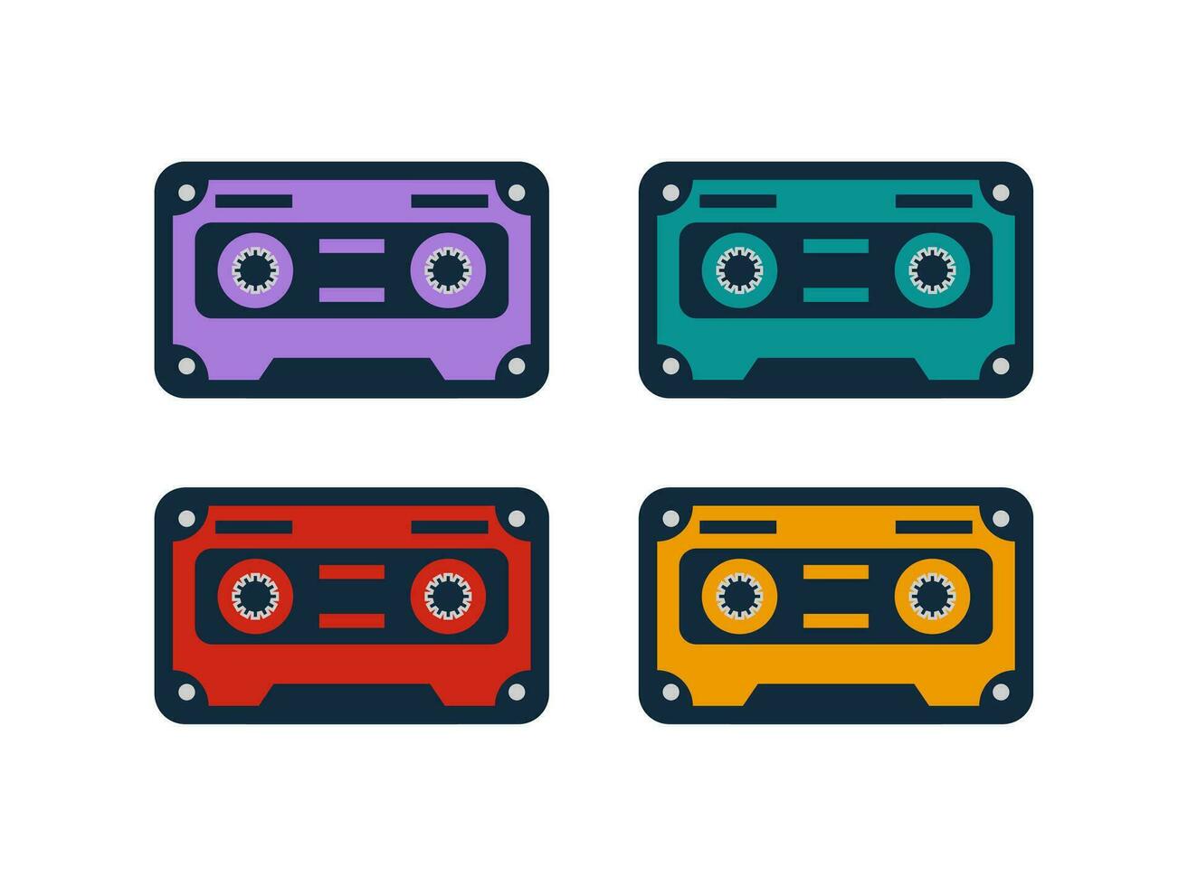 retro casete ilustración elemento vector