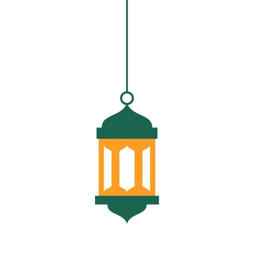 Lantern Element Vector Background . Muslim Element Template . Festival Element Template Vector .