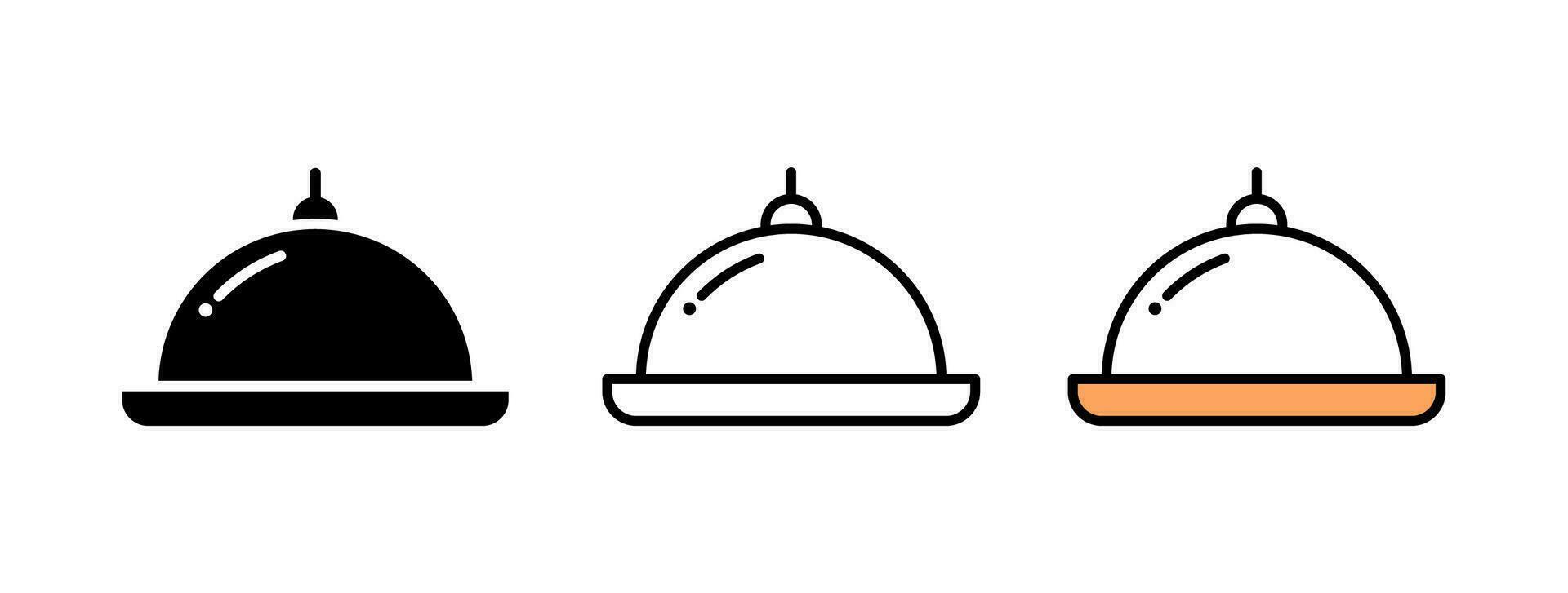 Food Icon Vector . Food Menu Icon Element . Food Outline Vector .