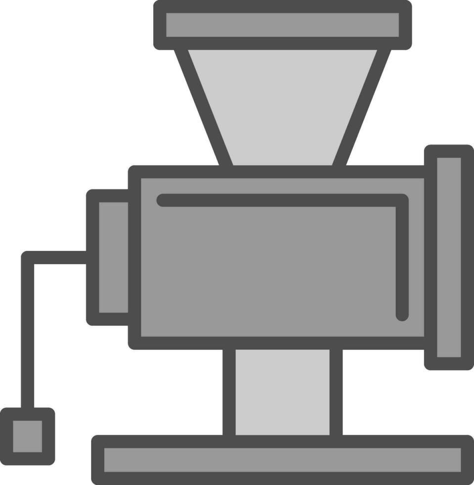 Meat grinder Vector Icon Design