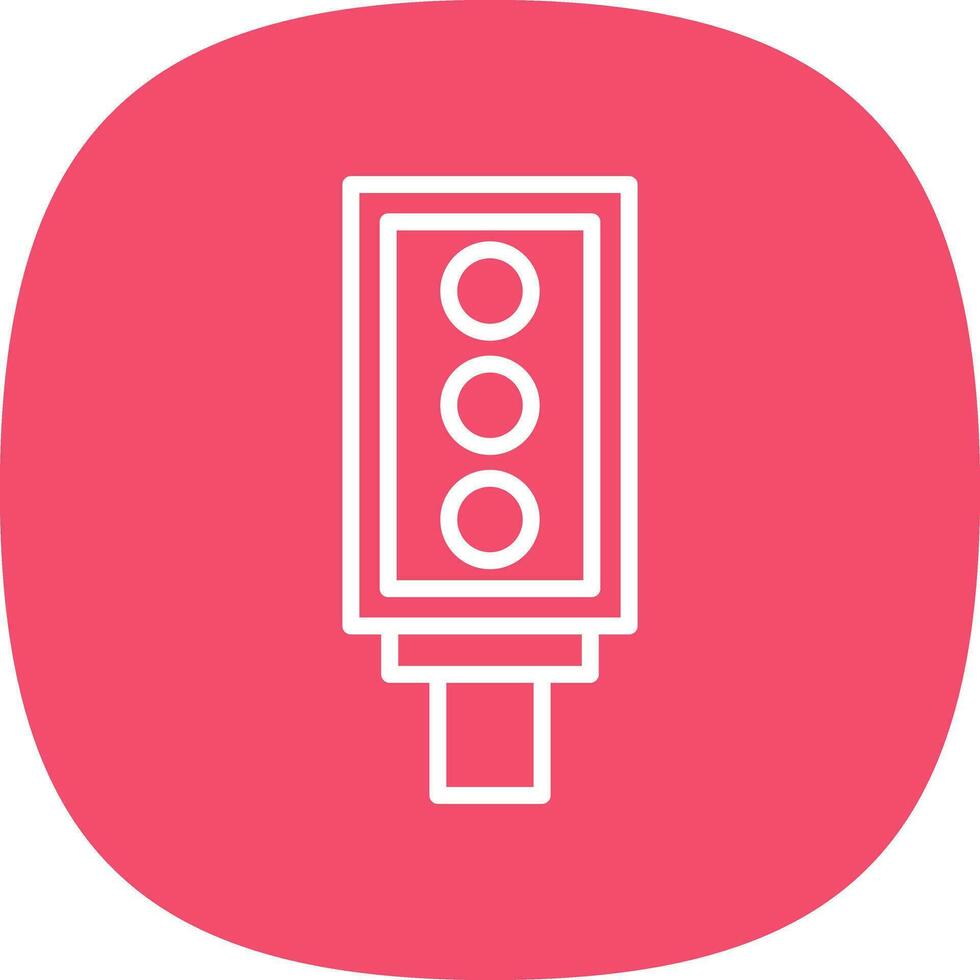 Traffic light Vector Icon Design