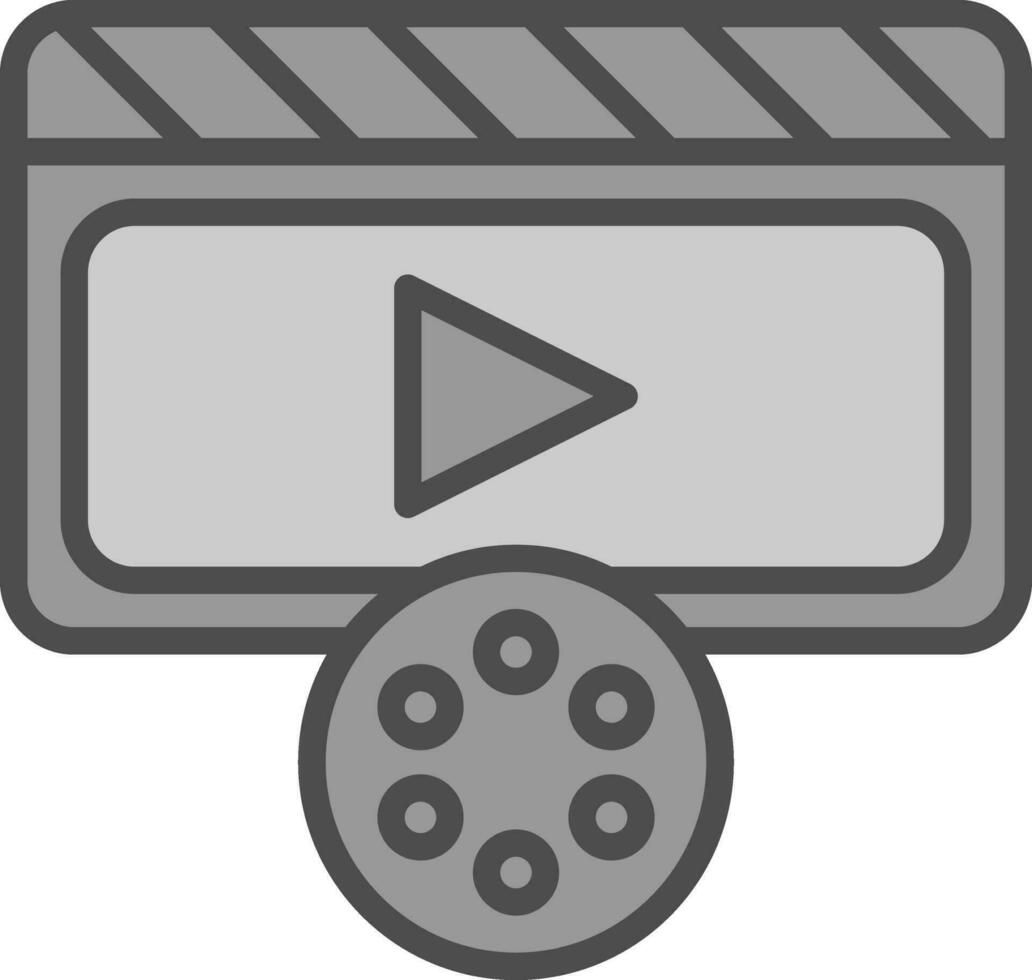 diseño de icono de vector de vídeo