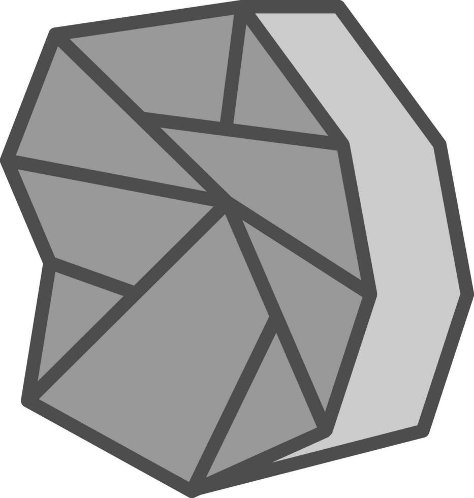 diseño de icono de vector de piedra