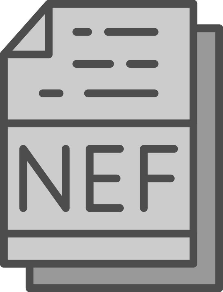 nef vector icono diseño