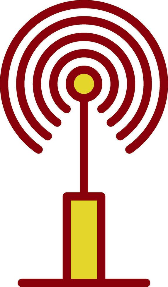 Radio antenna Vector Icon Design