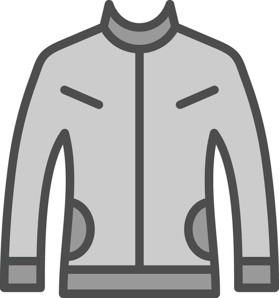 cuero chaqueta vector icono diseño