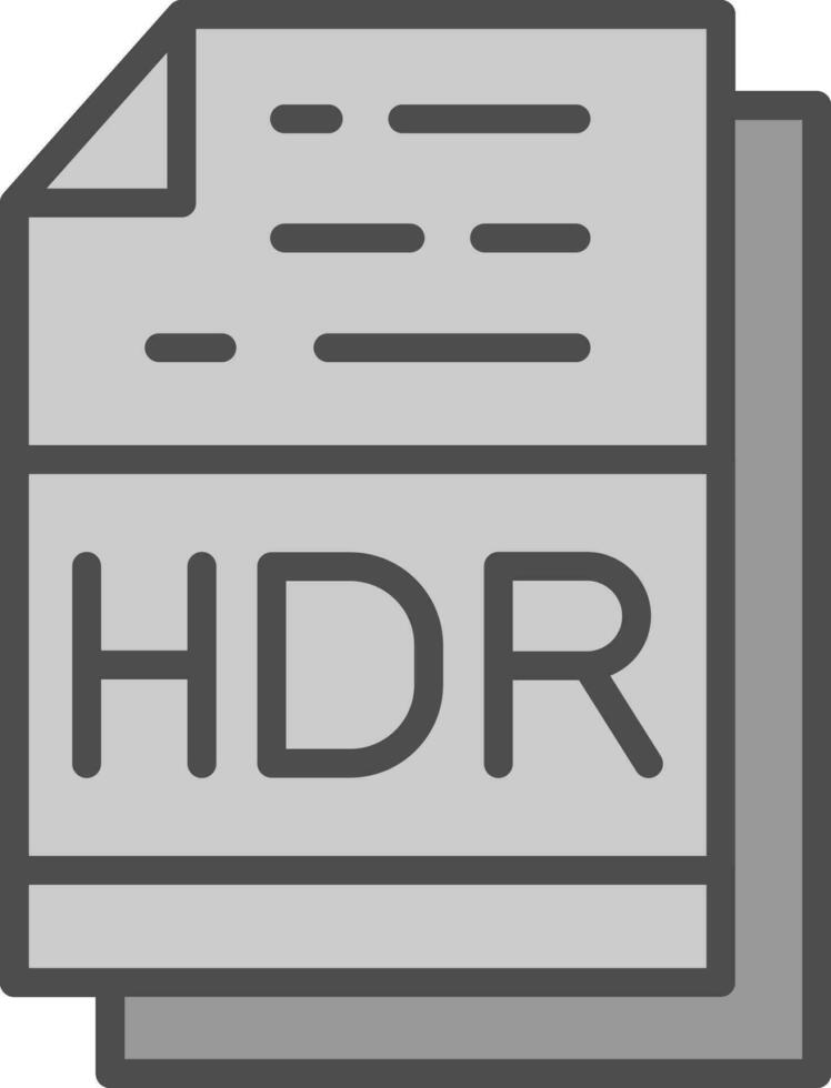 Hdr Vector Icon Design