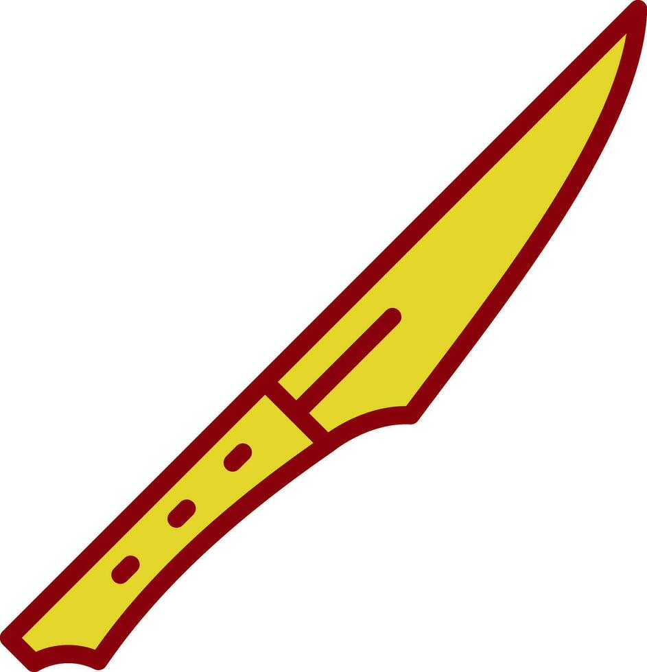 deshuesado cuchillo vector icono diseño