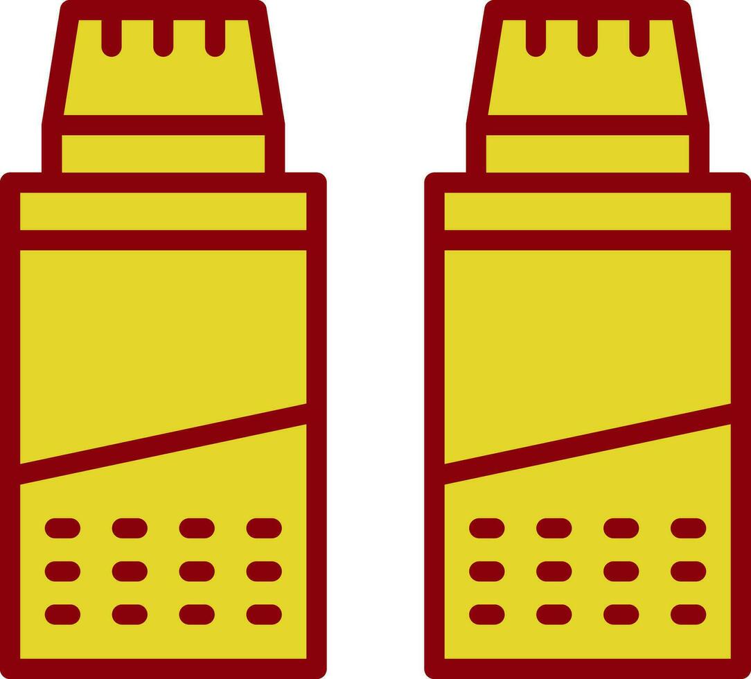 Salt and pepper Vector Icon Design
